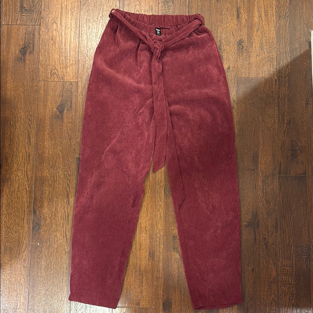 SHEIN Casual Trousers with Elastic Waistband